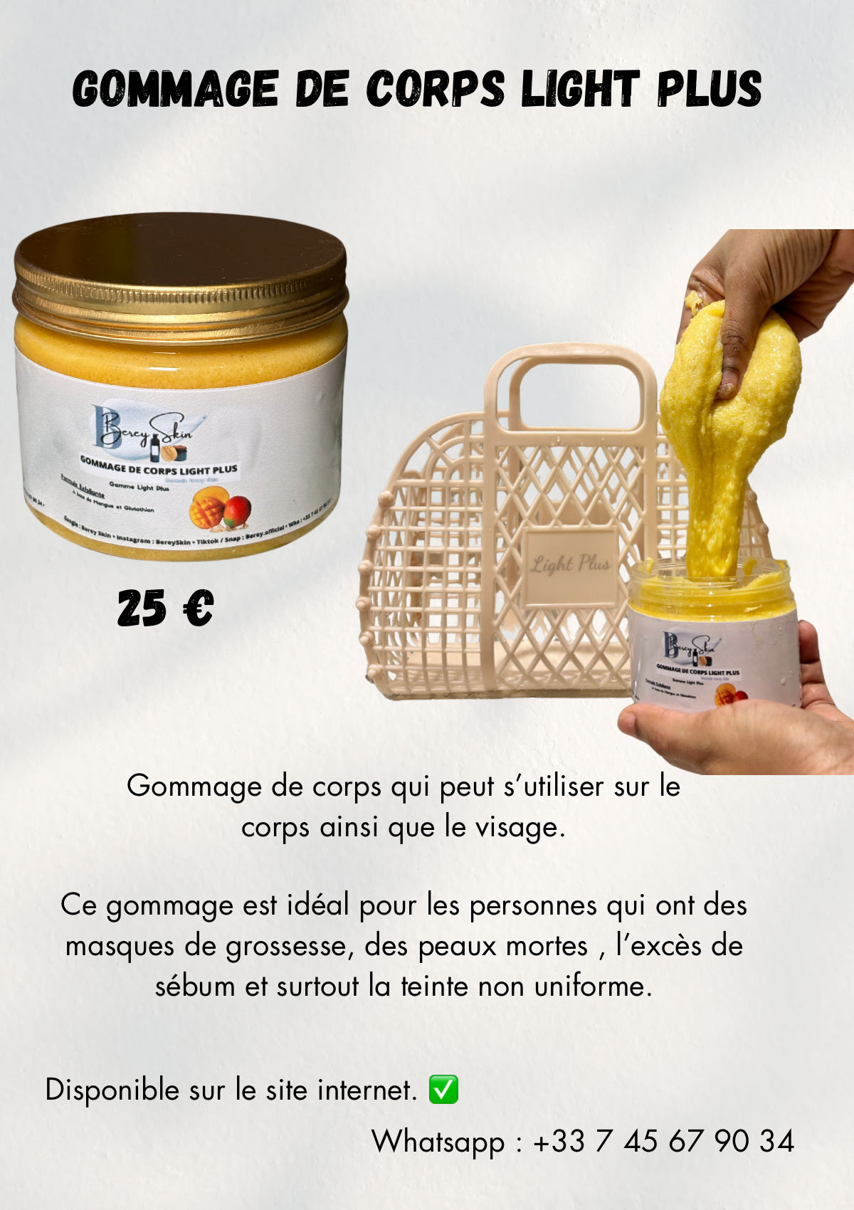 Gommage de corps Light Plus