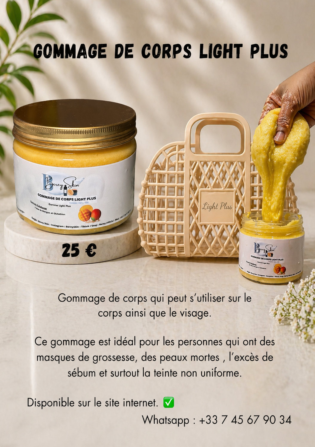 Light Plus body scrub