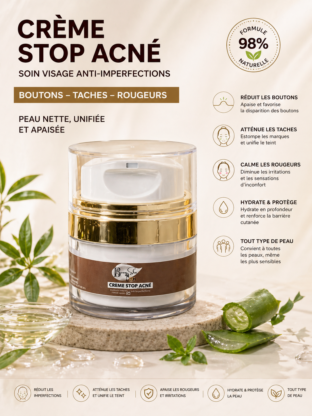 Crème Stop Acné