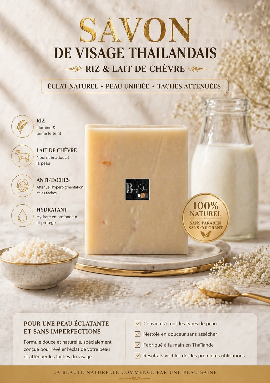 Savon de visage Thaïlandais