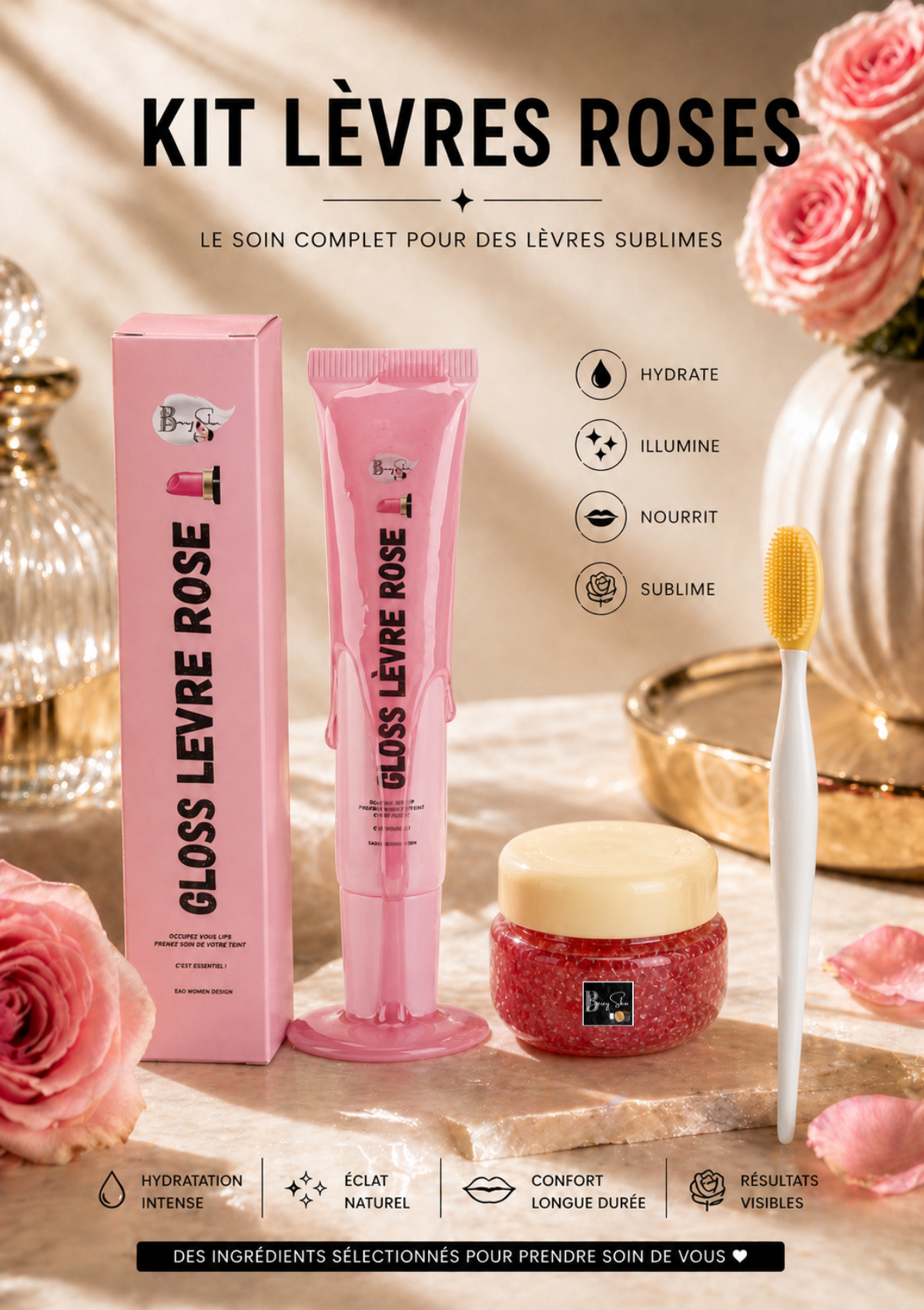 Kit lèvres roses