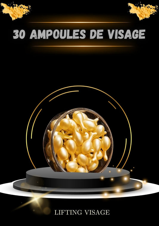 30 ampoules de visage