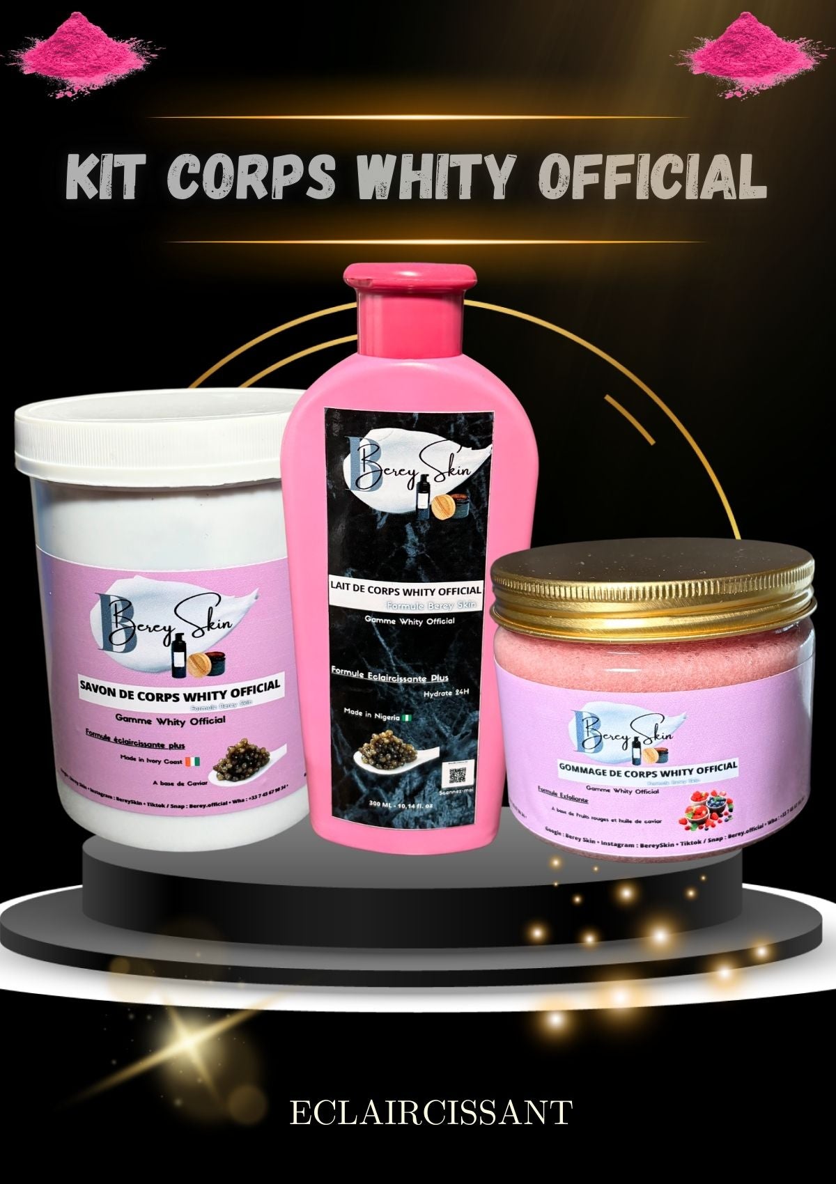 Kit corps Whity Official