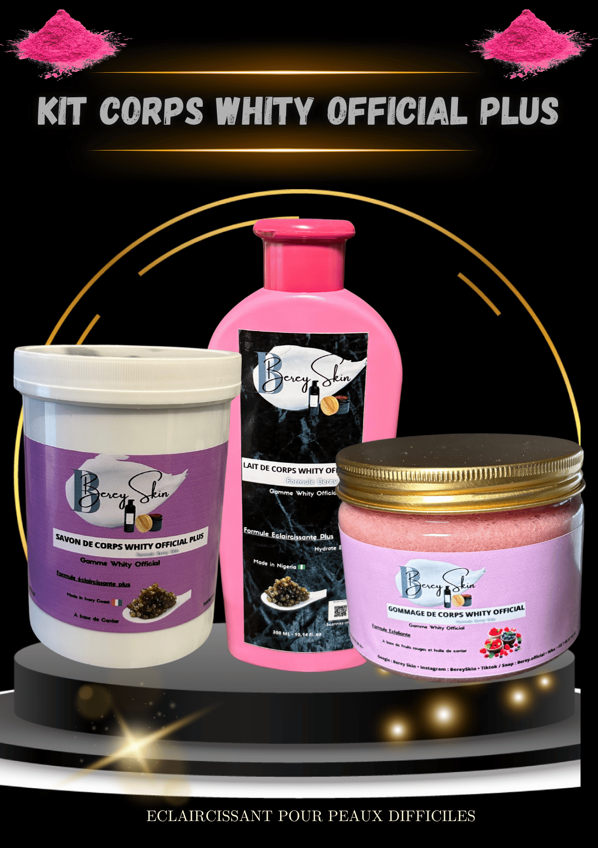 Kit corps Whity official plus