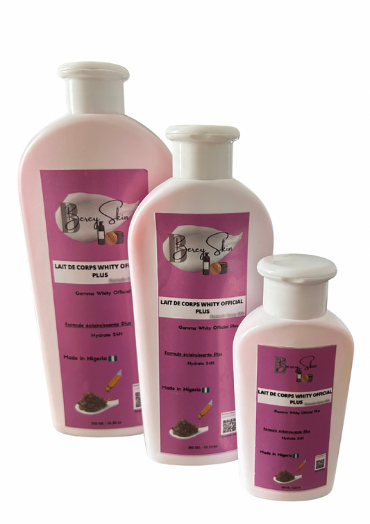 Lait de corps Whity Official Plus