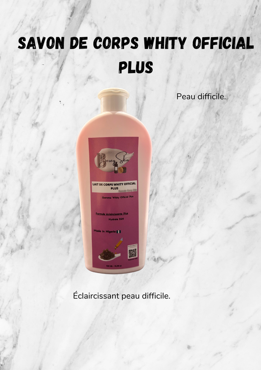 Lait de corps Whity Official Plus