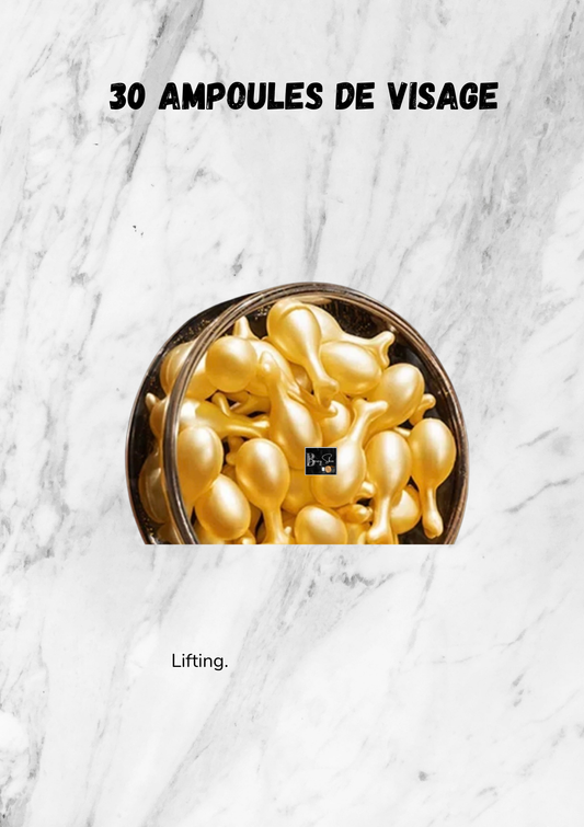 30 ampoules de visage