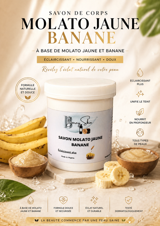 Savon Molato jaune banane