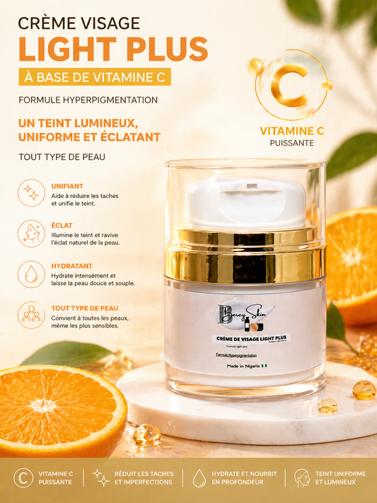 Crème de visage light plus