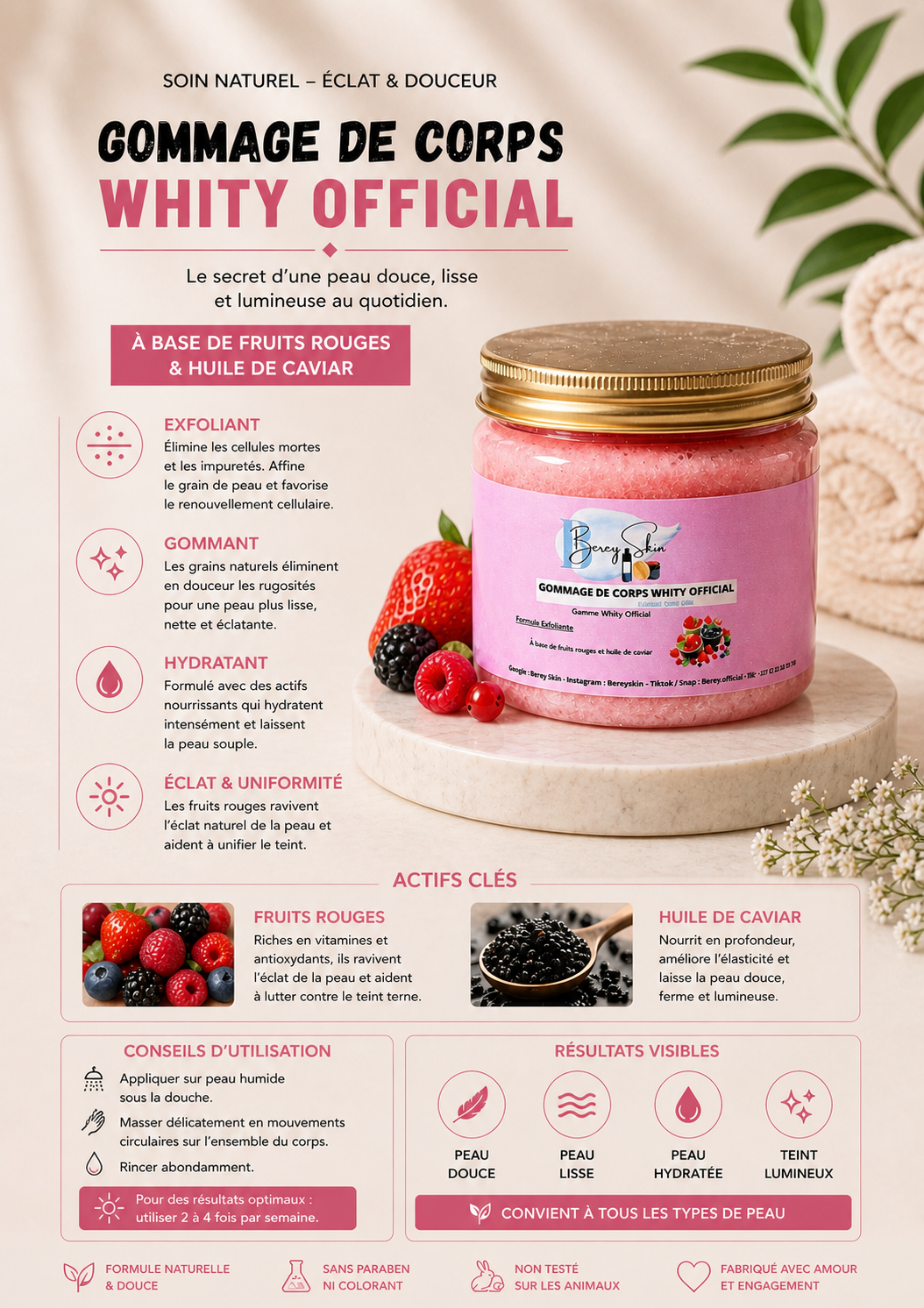 Gommage de corps Whity Official