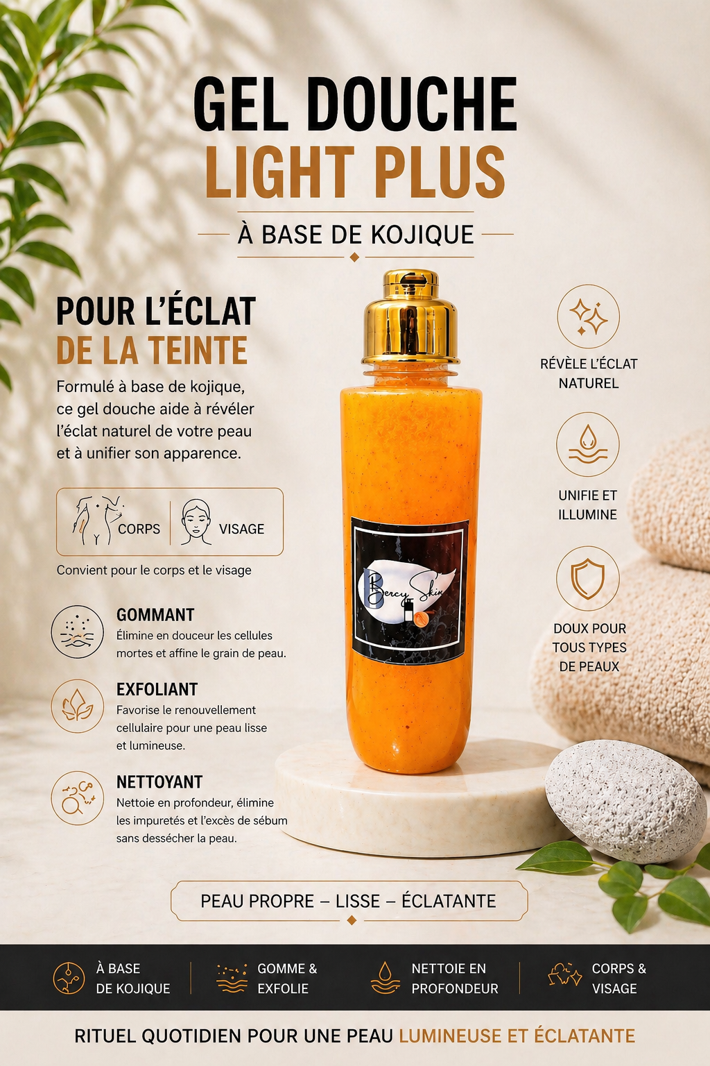 Gel douche light plus