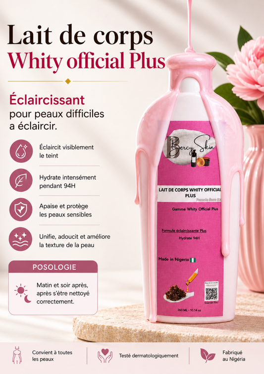 Lait de corps Whity Official Plus